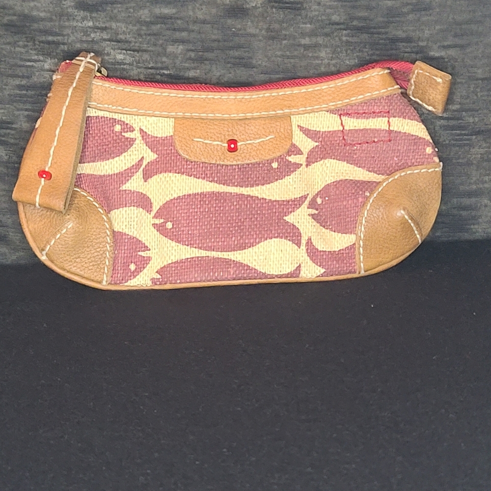 Gap red wristlet